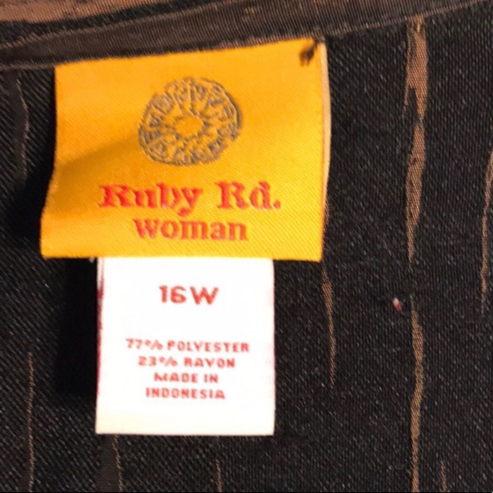 Ruby Rd Woman Jacket Size 16W Brown - Picture 6 of 7